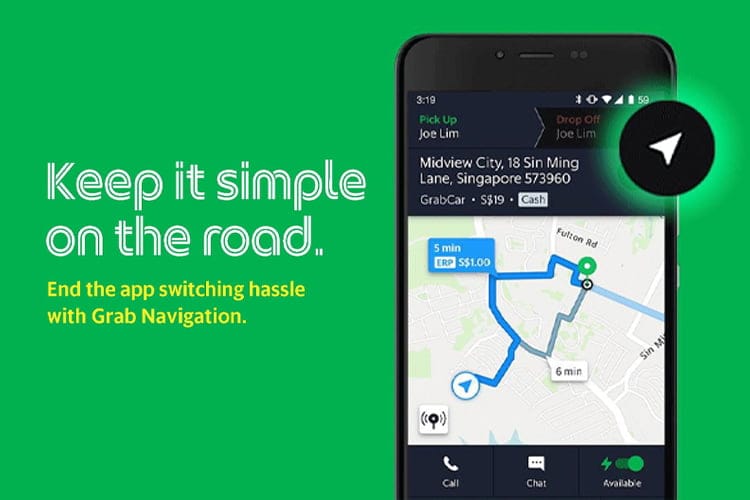 Perkhidmatan Grab menawarkan liputan yang lebih menyeluruh.