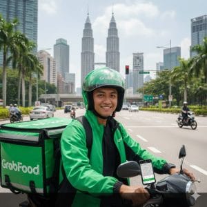 GrabFood Rider Malaysia 2025.